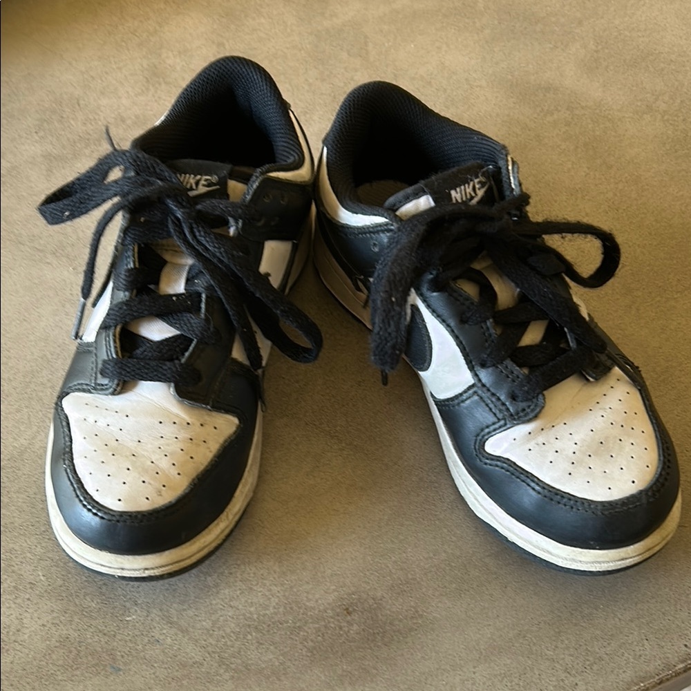 Nike Black and White Low-Top Sneakers